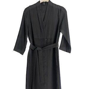 COS elegant collarless robe dress Size 2